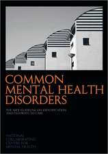 Common Mental Health Disorders