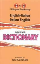 English-Italian & Italian-English One-to-One Dictionary