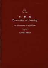 Preservation of Learning: With an Introduction on His Life and Thought