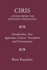 Ciris: A Poem From the Appendix Vergiliana