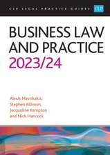 Business Law and Practice 2023/2024