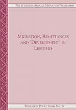 Migration, Remittances and Development