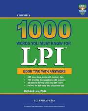 Columbia 1000 Words You Must Know for LPI: Book Two with Answers