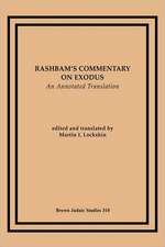 Rashbam's Commentary on Exodus: An Annotated Translation