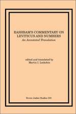 Rashbam's Commentary on Leviticus and Numbers