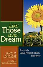 Like Those Who Dream: Sermons for Salford Mennonite Church and Beyond