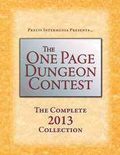 The One Page Dungeon Contest 2013: Roleplaying After the Cataclysm