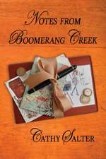 Notes from Boomerang Creek