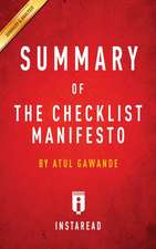 Summary of The Checklist Manifesto