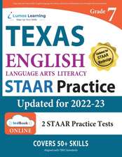 Grade 7 English Language Arts Literacy (ELA) Practice Workbook and Full-length Online Assessments