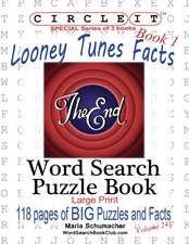 Circle It, Looney Tunes Facts, Book 1, Word Search, Puzzle Book