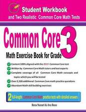 Common Core Math Exercise Book for Grade 3