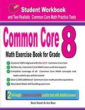 Common Core Math Exercise Book for Grade 8