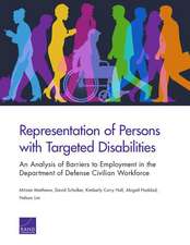 Representation of Persons with Targeted Disabilities: An Analysis of Barriers to Employment in the Department of Defense Civilian Workforce