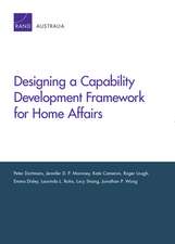 Designing a Capability Development Framework for Home Affairs