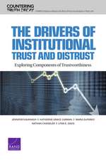 Drivers of Institutional Trust and Distrust