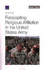 Forecasting Religious Affiliation in the United States Army