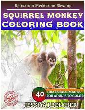 Squirrel Monkey Coloring Books