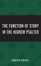 Function of Story in the Hebrew Psalter