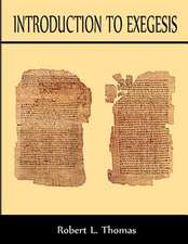 Introduction to Exegesis