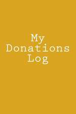 My Donations Log