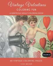 Vintage Valentines Coloring Fun