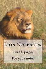 Lion Notebook