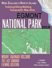 Egmont National Park Trekking/Hiking/Walking Topographic Map Atlas Mount Taranaki Volcano the Last Samurai Filming Location New Zealand North Island 1