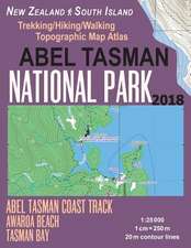 Abel Tasman National Park Trekking/Hiking/Walking Topographic Map Atlas Abel Tasman Coast Track Awaroa Beach New Zealand South Island 1