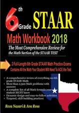 6th Grade Staar Math Workbook 2018