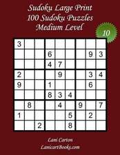 Sudoku Large Print - Medium Level - N10