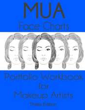 Mua Face Charts Portfolio Workbook for Makeup Artists Thalia Edition