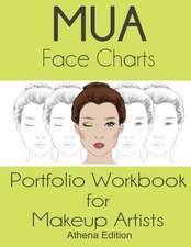 Mua Face Charts Portfolio Workbook for Makeup Artists Athena Edition