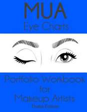 Mua Eye Charts Portfolio Workbook for Makeup Artists Thalia Edition