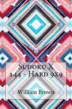 Sudoku X 144 - Hard 9x9