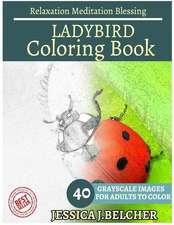 Ladybird Coloring Book for Adults Relaxation Meditation Blessing