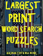 Largest Print Word Search Puzzles