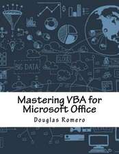 Mastering VBA for Microsoft Office