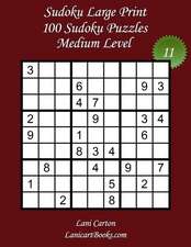 Sudoku Large Print - Medium Level - N11