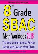 8th Grade Sbac Math Workbook 2018