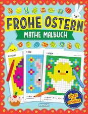 Frohe Ostern Mathe Malbuch