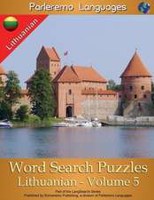 Parleremo Languages Word Search Puzzles Lithuanian - Volume 5