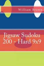 Jigsaw Sudoku 200 - Hard 9x9