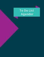 To Do List Agenda