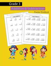 Grade 3 Addition & Subtraction Practice Workbook