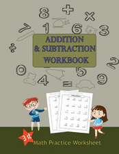 Addition to Subtraction Workbook Math Practice Worksheet 3st