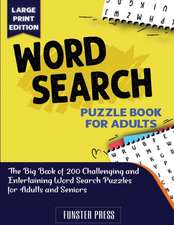 WORD SEARCH PUZZLE BOOK FOR SENIORS