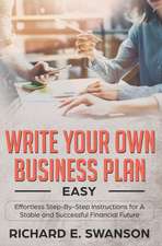 Write Your Own Business Plan