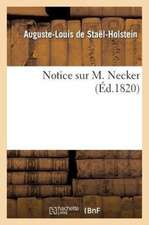 Notice Sur M. Necker