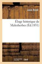 Eloge Historique de Malesherbes